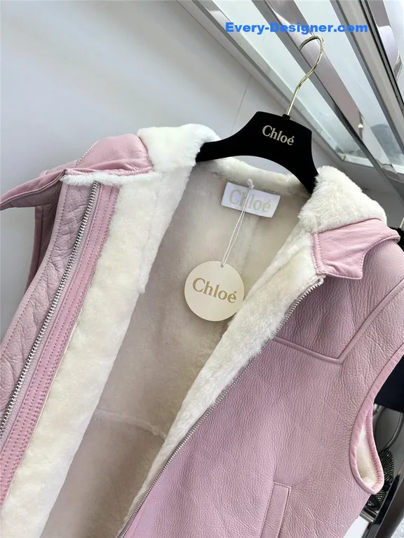 Chloé shearling vest